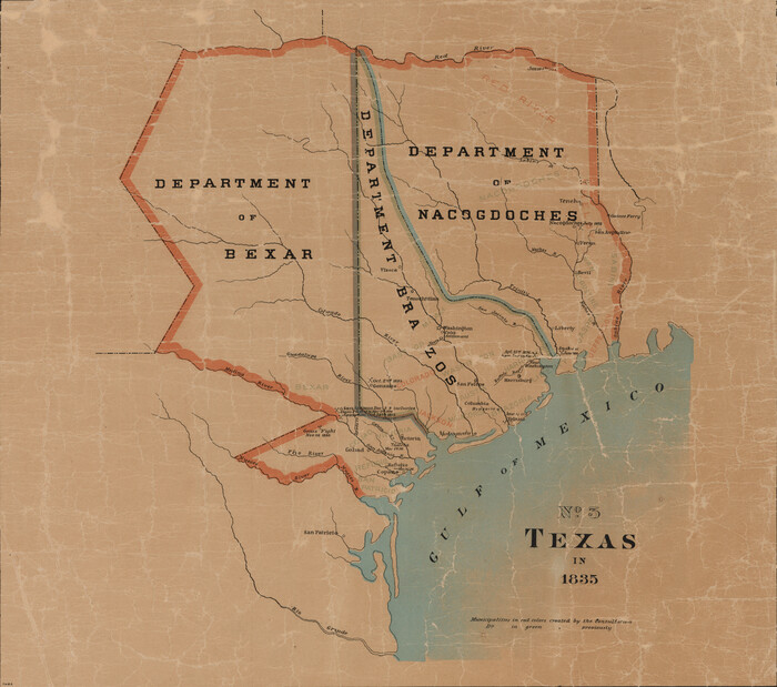 93414, History of the Geography of Texas, General Map Collection