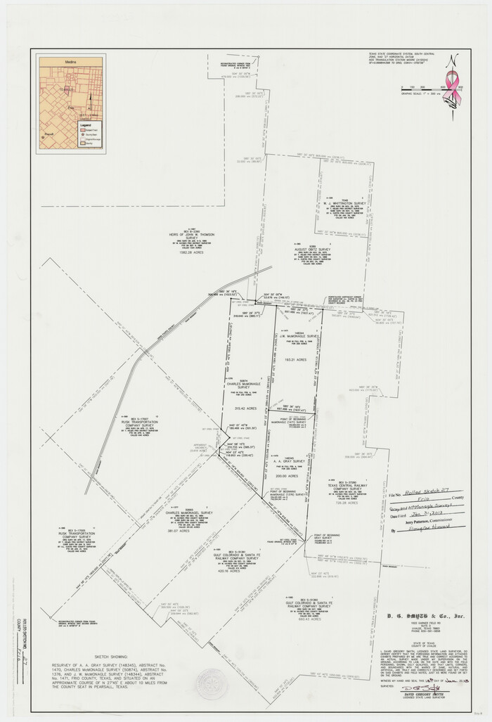 93417, Frio County Rolled Sketch 27, General Map Collection