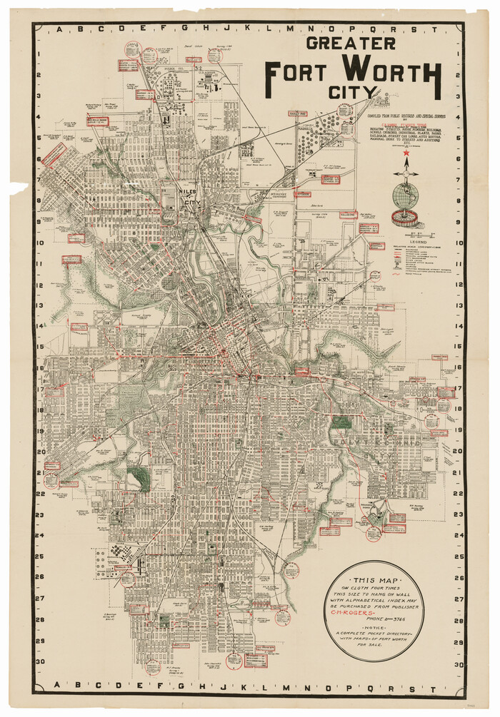 93423, Greater Fort Worth City, General Map Collection