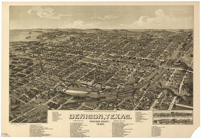 93466, Denison, Texas, Grayson County 1886, Library of Congress