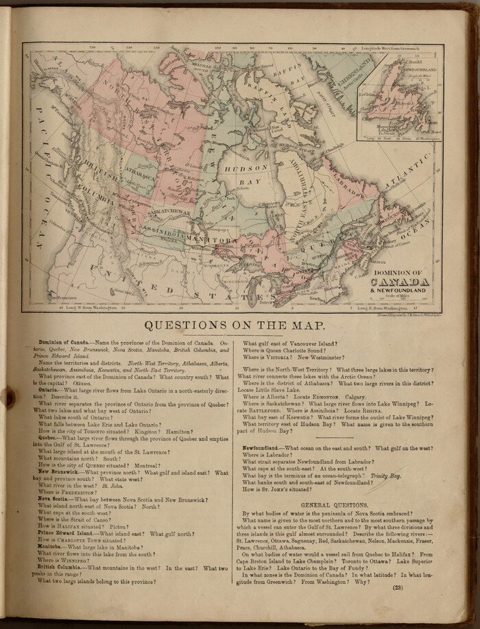 93513, Dominion of Canada and Newfoundland, General Map Collection
