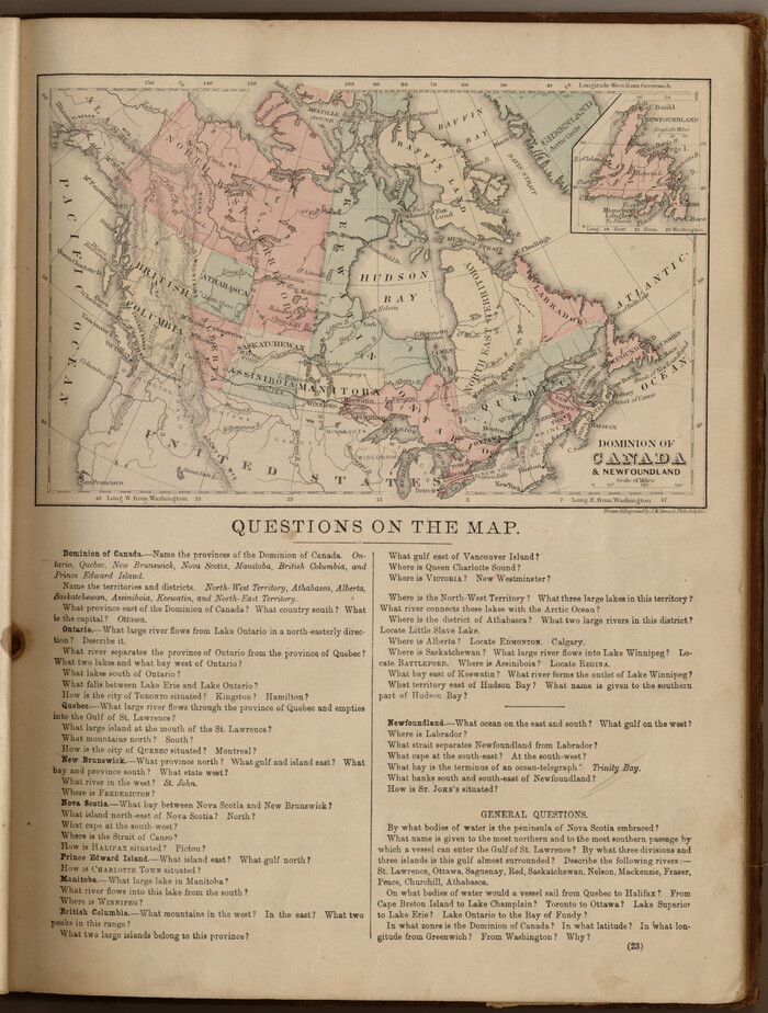 93513, Dominion of Canada and Newfoundland, General Map Collection
