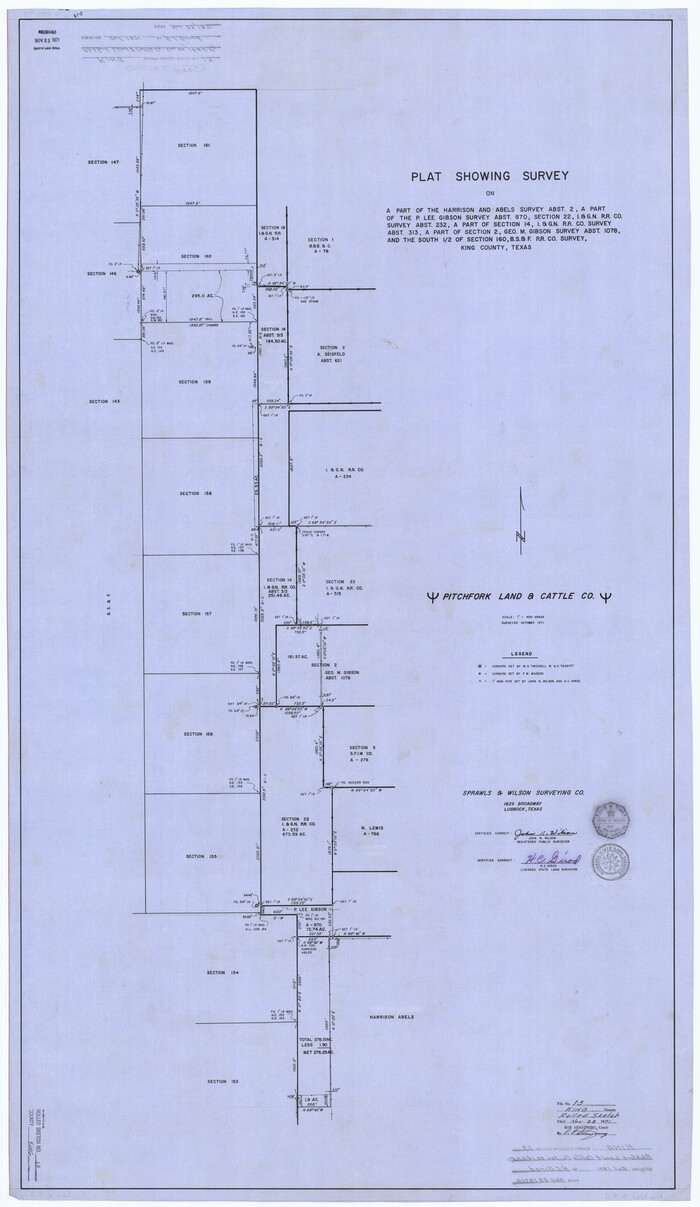 9353, King County Rolled Sketch 13, General Map Collection