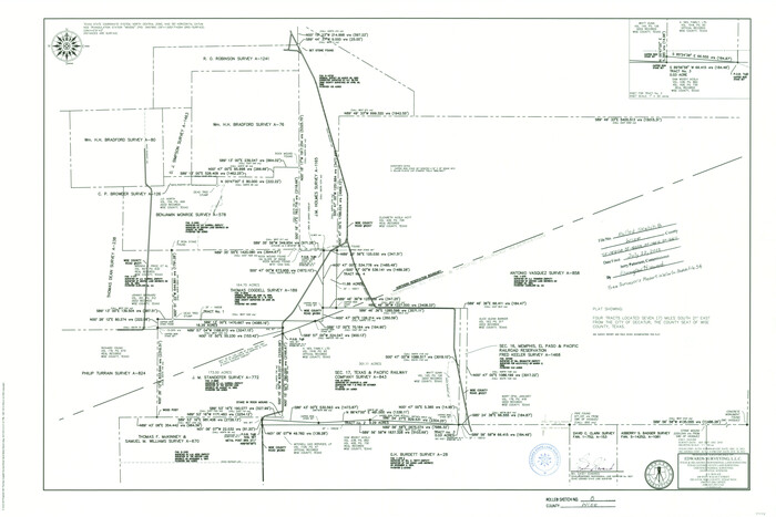 93554, Wise County Rolled Sketch 8, General Map Collection - 1