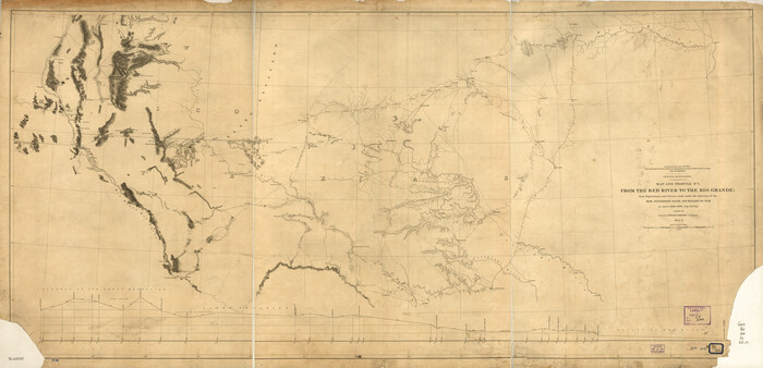 93581, From the Red River to the Rio Grande from explorations and surveys made under the direction of the Hon. Jefferson Davis, Secretary of War by Captain John Pope, Corps Topl. Engrs. assisted by Lieutenant Kenner Gerrard, 1st Dragoons, 1854-6, Library of Congress