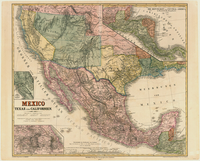 93651, Mexico, Texas und Californien, General Map Collection