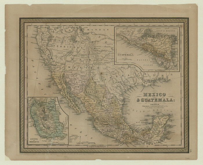 93652, Mexico and Guatemala, General Map Collection