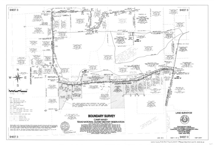 93657, Lamar County State Real Property Sketch 1, General Map Collection