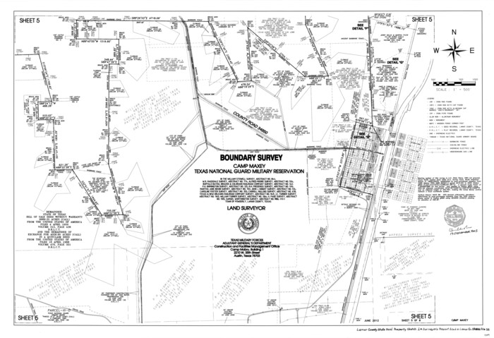 93659, Lamar County State Real Property Sketch 1, General Map Collection