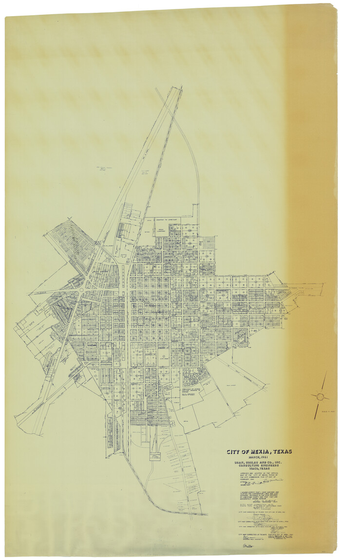 93671, City of Mexia, Texas, General Map Collection