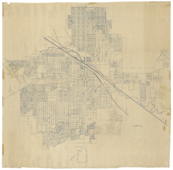 93697, City Map of Weatherford, Texas, Non-GLO Digital Images