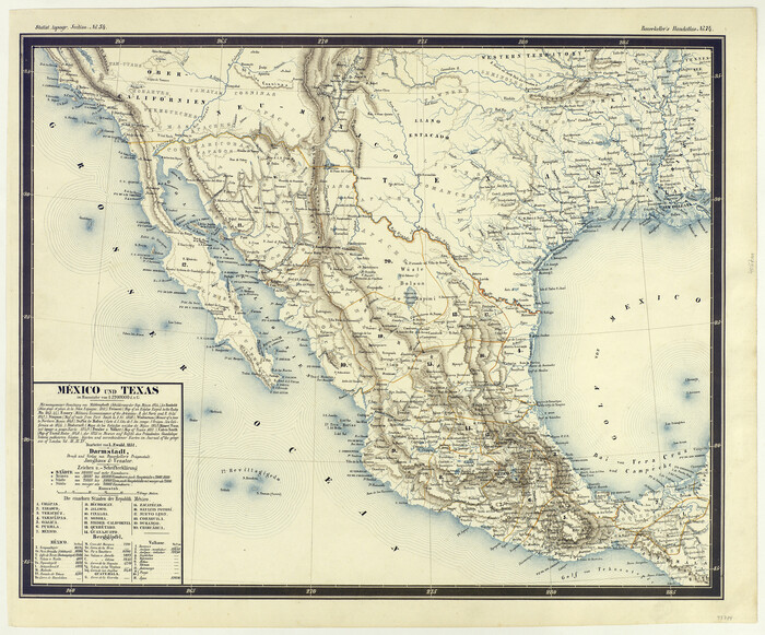 93714, Mexico und Texas, General Map Collection