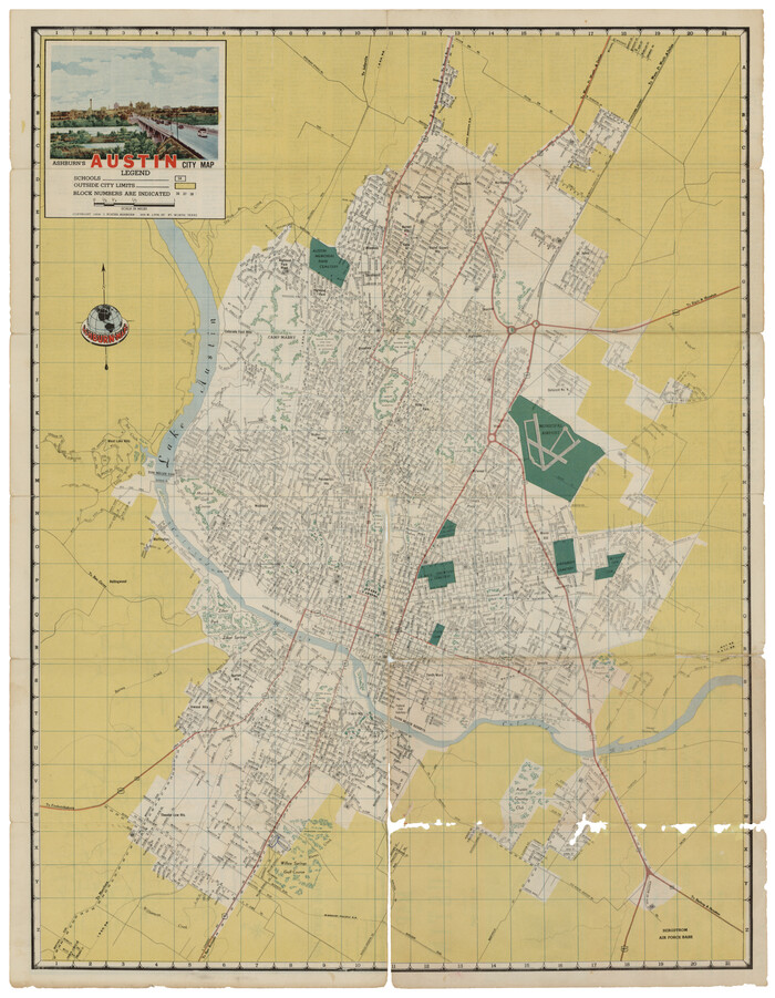 93730, Ashburn's Austin City Map, Non-GLO Digital Images