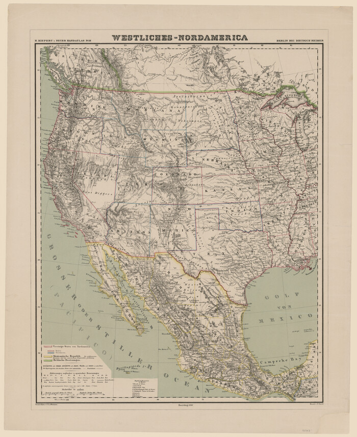 93753, Westliches - Nordamerica, General Map Collection