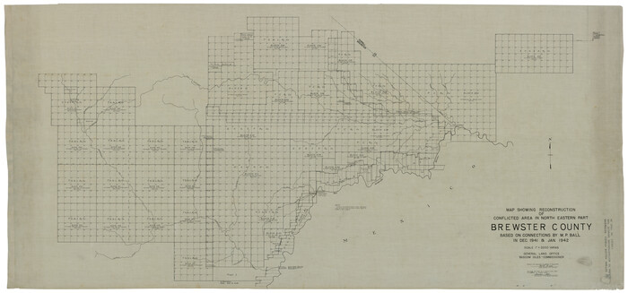 93790, Brewster County Rolled Sketch 121, General Map Collection
