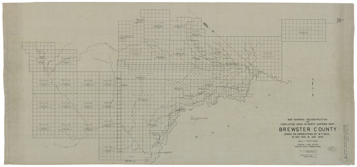 93790, Brewster County Rolled Sketch 121, General Map Collection