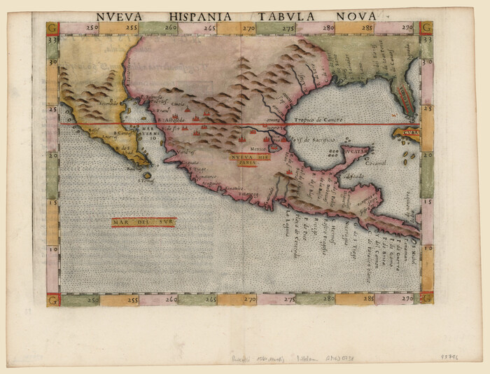 93796, Nueva Hispania Tabula Nova, General Map Collection