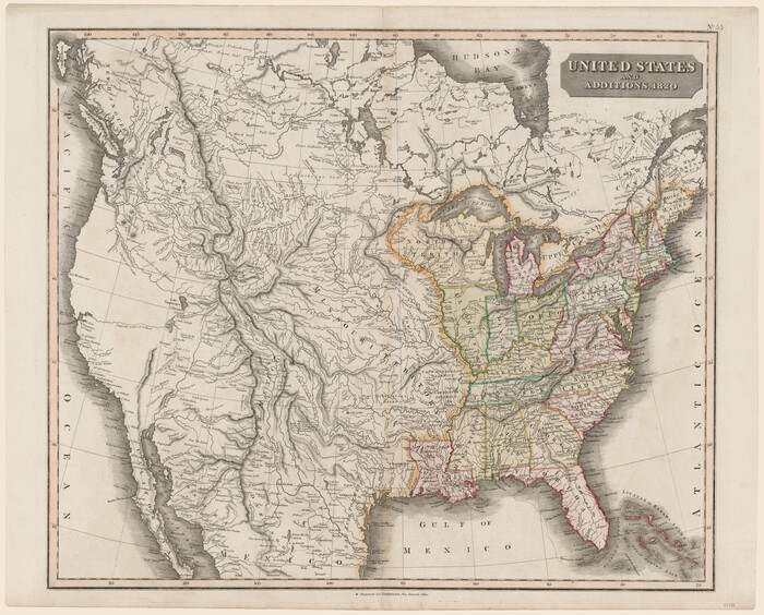 93798, United States and Additions, 1820, General Map Collection