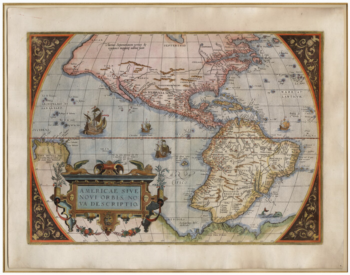 93805, Americae Sive Novi Orbis Nova Descriptio, Holcomb Digital Map Collection
