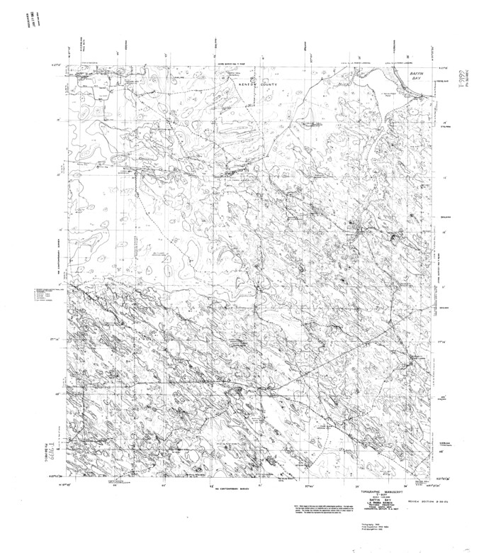 9381, Kleberg County Rolled Sketch 10-16, General Map Collection