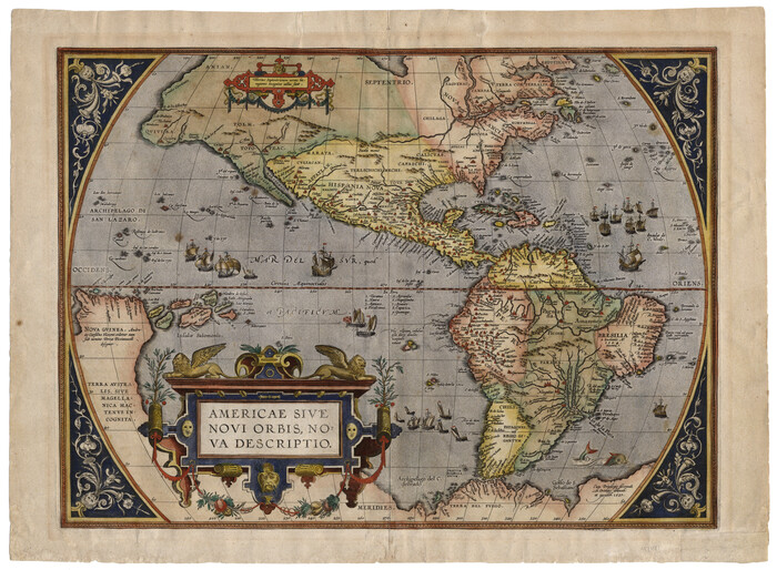 93810, Americae Sive Novi Orbis Nova Descriptio, Holcomb Digital Map Collection