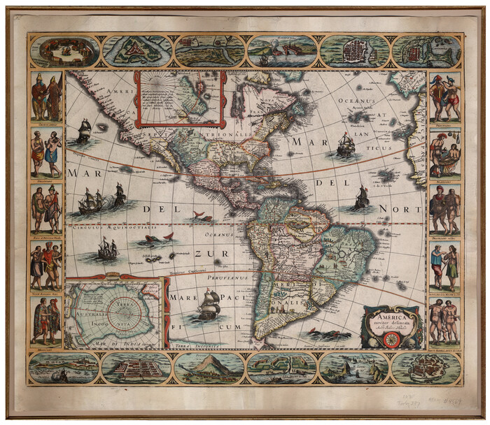 93814, Amèrica noviter delineata, Holcomb Digital Map Collection