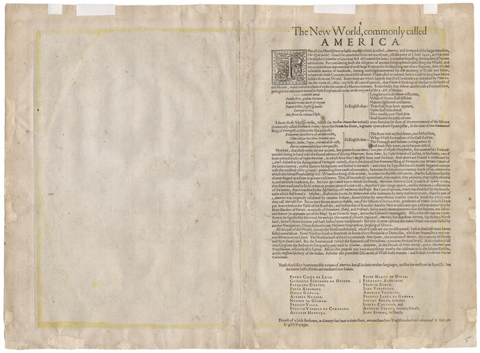 93829, Americae Sive Novi Orbis Nova Descriptio, Holcomb Digital Map Collection