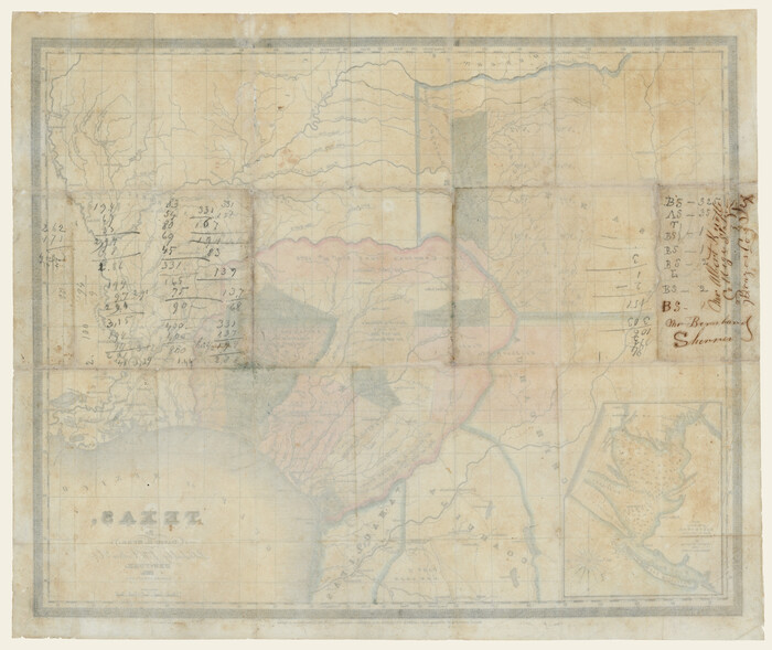 93837, Texas (verso), Holcomb Digital Map Collection