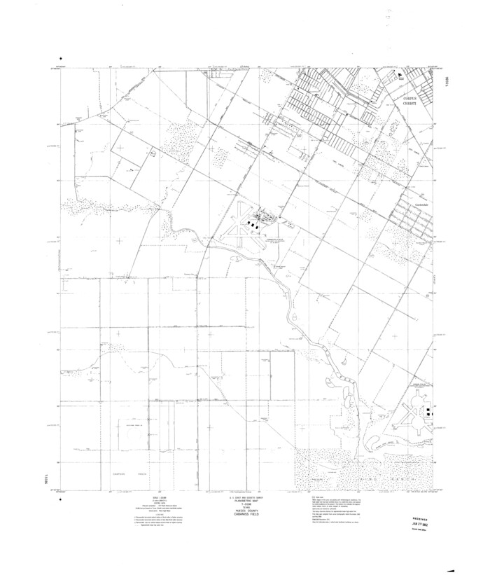9388, Kleberg County Rolled Sketch 10-3, General Map Collection