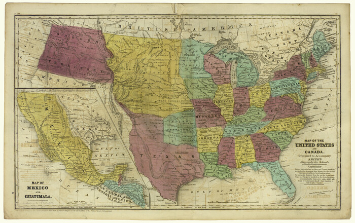 93884, Map of the United States and Canada designed to accompany Smith's Geography for Schools, Holcomb Digital Map Collection