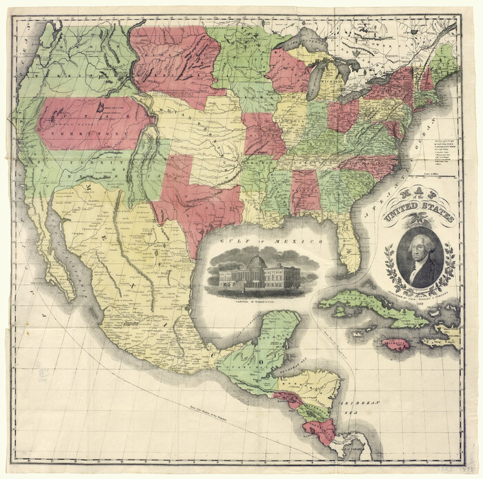 93899, Map of the United States, Holcomb Digital Map Collection