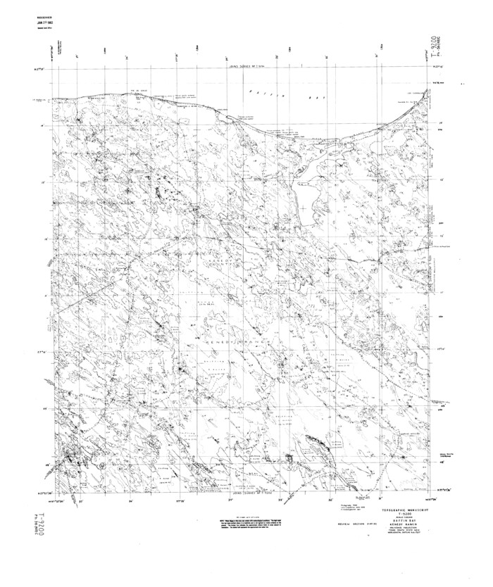 9390, Kleberg County Rolled Sketch 10-17, General Map Collection