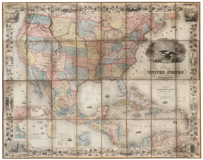 93904, Map of the United States of America, the British Provinces, Mexico, the West Indies and Central America with part of New Granada and Venezuela, Holcomb Digital Map Collection