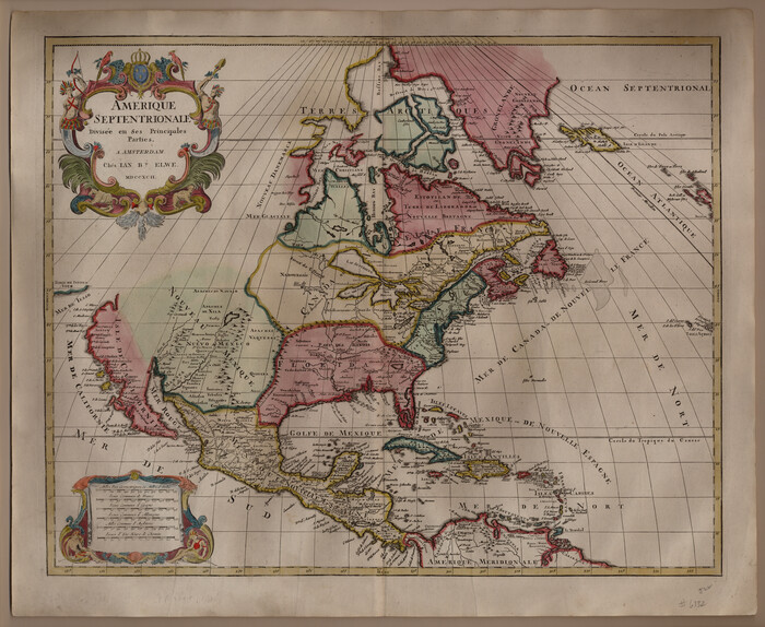 93916, Amerique Septentrionale divisée en ses principales parties, Holcomb Digital Map Collection