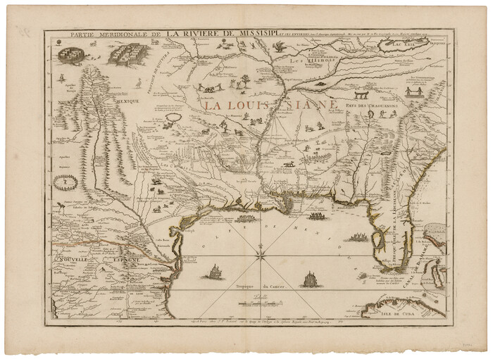 93926, Partie Meridionale de la Riviere de Missisipi, et ses environs dans l'Amerique Septentrionale, General Map Collection
