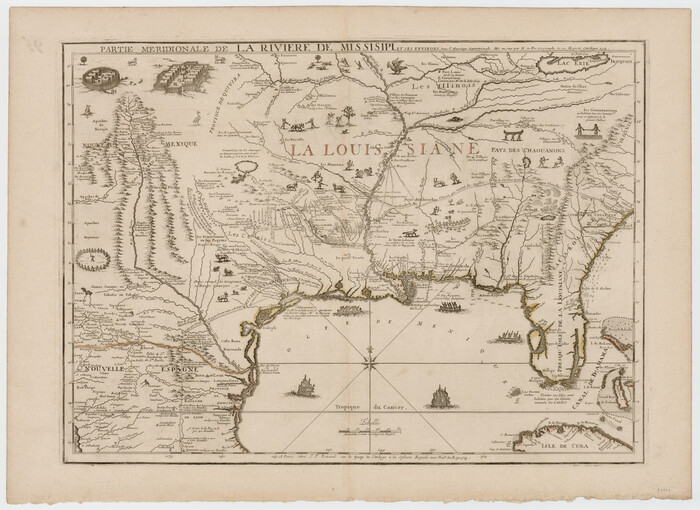 93926, Partie Meridionale de la Riviere de Missisipi, et ses environs dans l'Amerique Septentrionale, General Map Collection