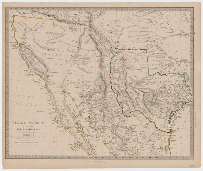 93927, Central America II. Including Texas, California and the Northern States of Mexico, General Map Collection