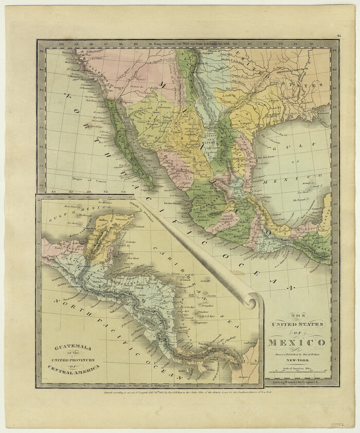 93952, The United States of Mexico, General Map Collection