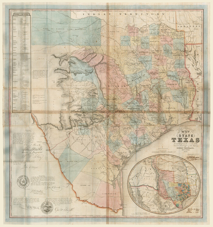 93964, J. De Cordova's Map of the State of Texas Compiled from the records of the General Land Office of the State, Non-GLO Digital Images