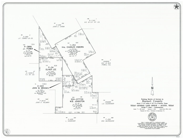 93979, Burnet County Working Sketch 26, General Map Collection