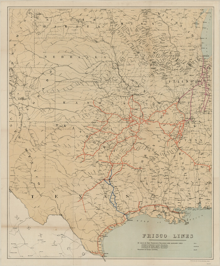 94028, Frisco Lines, General Map Collection