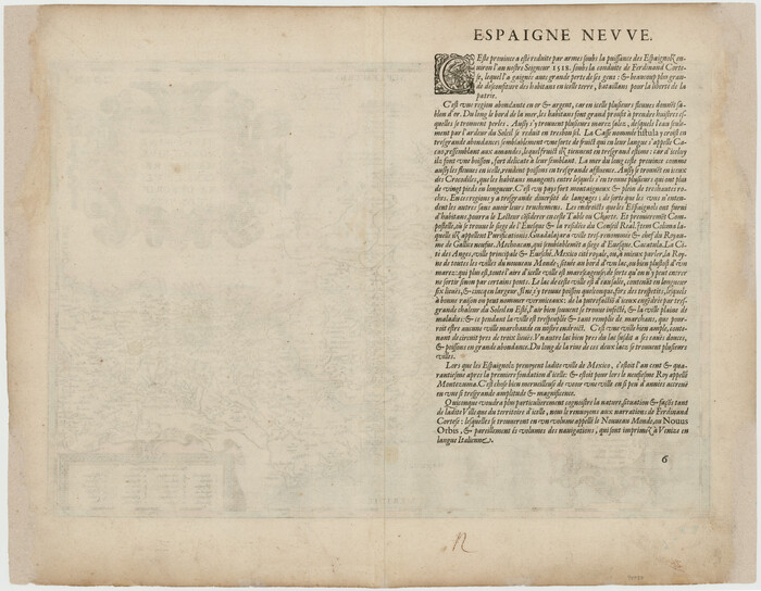 94037, Hispaniae Novae Sivae Magnae Recens et Vera Descriptio 1579, General Map Collection