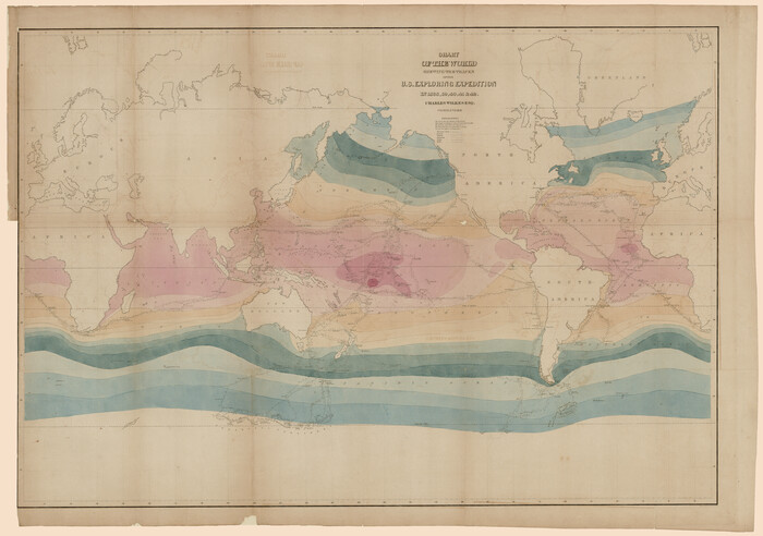 94057, Chart of the World shewing the tracks of the U.S. Exploring Expedition in 1833, 39, 40, 41 & 42, Rees-Jones Digital Map Collection