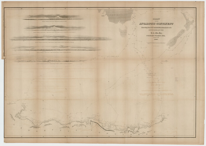 94058, Chart of the Antarctic Continent shewing the icy barrier attached to it discovered by the U.S. Ex. Ex., Rees-Jones Digital Map Collection