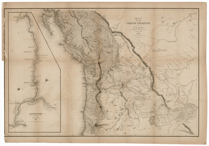 94060, Map of the Oregon Territory by the U.S. Ex. Ex., Rees-Jones Digital Map Collection