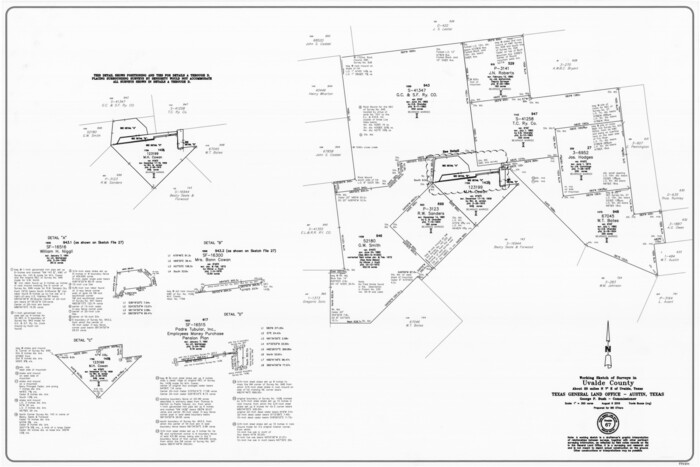 94082, Uvalde County Working Sketch 67, General Map Collection