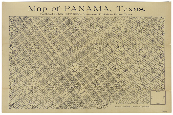94104, Map of Panama, Texas, General Map Collection
