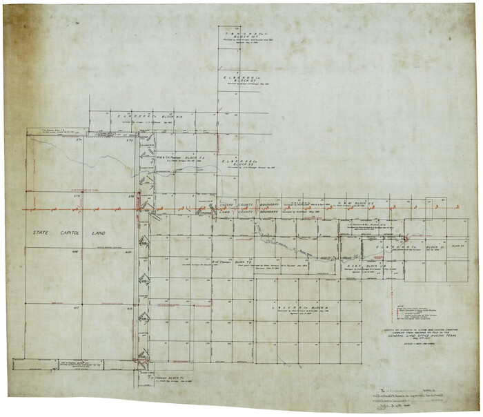 9412, Lamb County Rolled Sketch 2, General Map Collection

