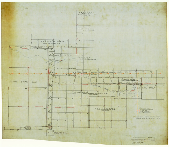 9412, Lamb County Rolled Sketch 2, General Map Collection