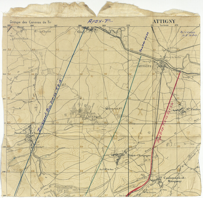 94125, [Divisional Boundary and Brigade Boundary on October 22, 1918, Appendix P], Non-GLO Digital Images